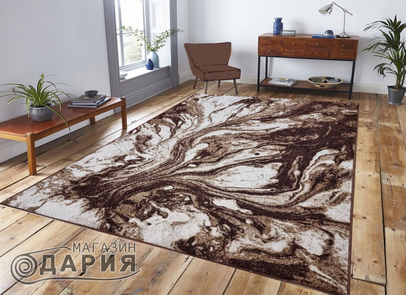 Мокетен килим ERIKA 8033 brown